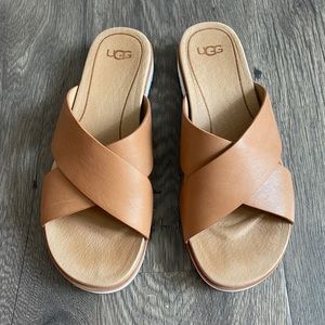 Ugg leather sandal. Women’s size 7.